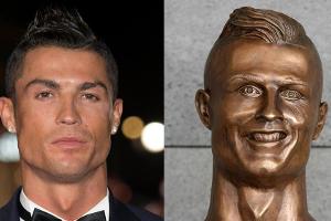 Ob Cristiano Ronaldo seine goldene Statue gefällt?