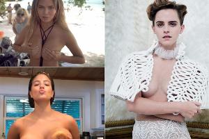 Kneten, sprechen, bageln: Die neue Brüste-Show der Stars