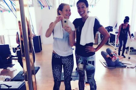 Gwyneth Paltrow (43) powert sich im Fitnessstudio aus.