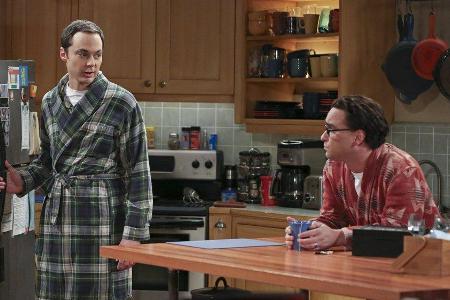 Sheldon (Jim Parsons, li.) und Leonard (Johnny Galecki) können bei Sheldon (Jim Parsons, li.) und Leonard (Johnny Galecki) können bei