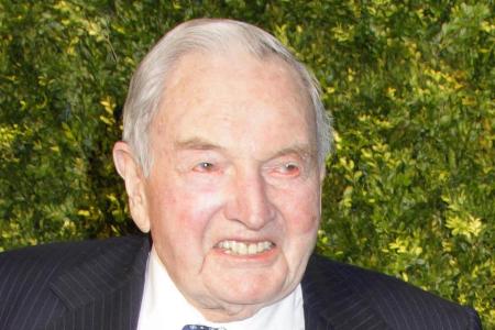 David Rockefeller bei einer Auktion im Jahr 2011