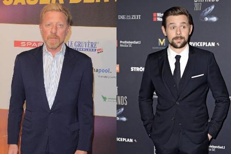 Opfer des Hackerangriffs: Boris Becker (l.) und Klaas Heufer-Umlauf Opfer des Hackerangriffs: Boris Becker (l.) und Klaas Heufer-Umlauf