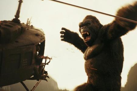 Das erste Aufeinandertreffen mit King Kong ist das Highlight des Films