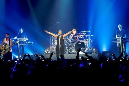 Depeche Mode (v.l.): Martin Gore, Dave Gahan, Andrew Fletcher