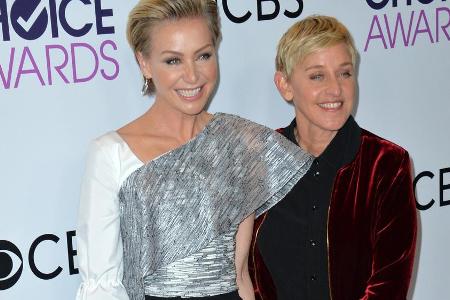 Ellen DeGeneres und Portia De Rossi bei den People's Choice Awards 2017