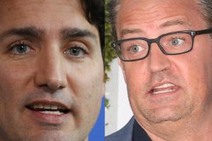 Matthew Perry (r.) und Justin Trudeau kennen sich aus der Schulzeit