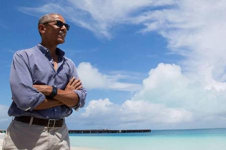 Barack Obama lässt es sich vier Wochen lang in der Südsee gut gehen Barack Obama lässt es sich vier Wochen lang in der Südsee gut gehen