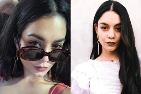 Vanessa Hudgens vor (l.) und nach dem Friseur-Besuch