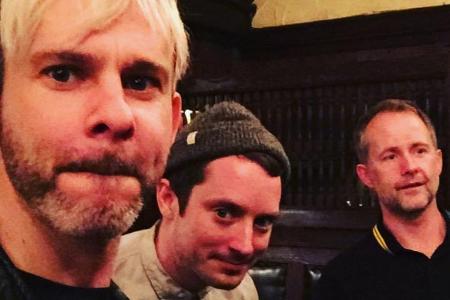 Hobbits unter sich: Dominic Monaghan (v.l.), Elijah Wood und Billy Boyd
