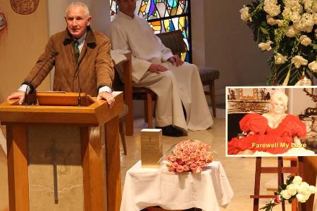 Frédéric Prinz von Anhalt sprach bei der Trauerfeier Ende Dezember in der Kirche