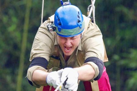 Tag 9 im Camp: Marc und Jens (Foto) mussten zur Dschungelprüfung 