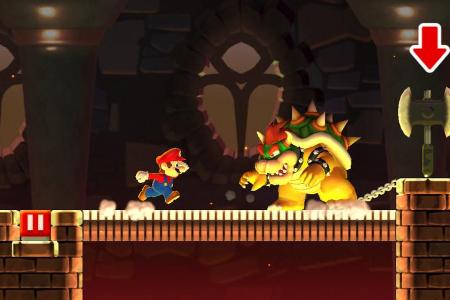 Mario und sein alter Erzrivale Bowser in 