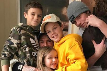 David Beckham genießt die Zeit mit seinen Kindern David Beckham genießt die Zeit mit seinen Kindern
