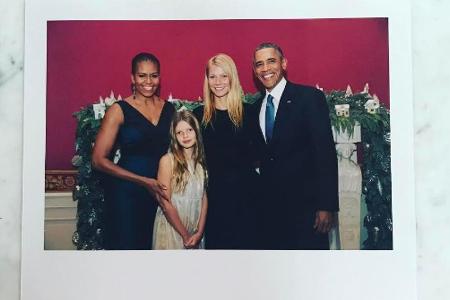 Gwyneth Paltrow zeigte zum Abschied von den Obamas ein gemeinsames Gruppenfoto auf Instagram Gwyneth Paltrow zeigte zum Abschied von den Obamas ein gemeinsames Gruppenfoto auf Instagram
