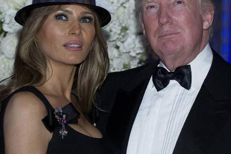 Melania Trump feierte mit ihrem Ehemann und einem 