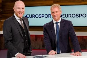 Matthias Sammer (l.) und Jan Henkel werden gemeinsam bei Eurosport die Bundesliga begleiten