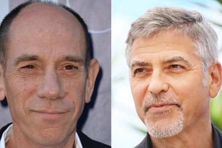 Miguel Ferrer (l.) war der Cousin von Hollywood-Star George Clooney