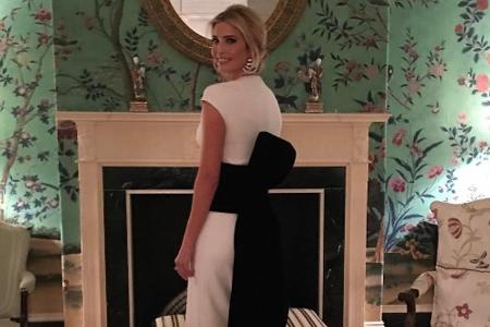 Ivanka Trump präsentierte auf Instagram ihr Kleid von Oscar de la Renta