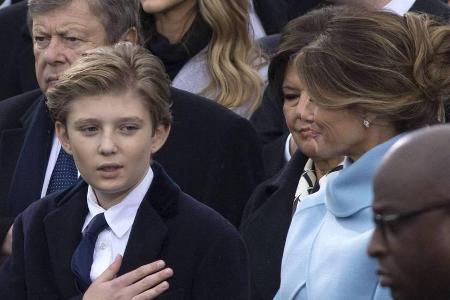 Barron Trump bei der Inauguration seines Vaters Donald Trump am 20. Januar