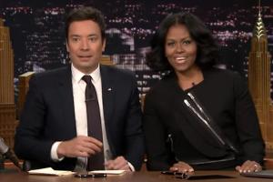 Witziger Abschied bei Jimmy Fallon: Michelle Obama sagt "Goodbye"