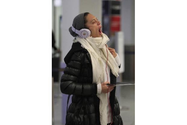 ...Promidamen gähnen gerne einmal nach Herzenslust. So auch Lilly Becker. Vielleicht ist es gar keine so schlechte Idee, sei...