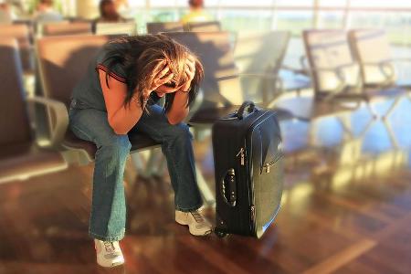 Gestrandet am Flughafen - ein Albtraum vor der Reise