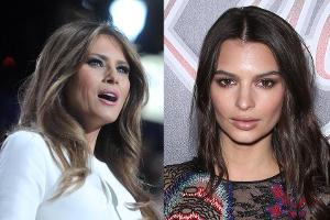 First Lady Melania Trump bedankt sich bei Emily Ratajkowski
