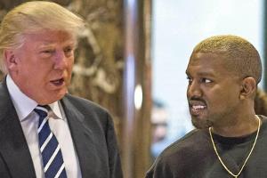 Im Dezember 2016 im Trump Tower: Donald Trump empfängt Kanye West (r.)