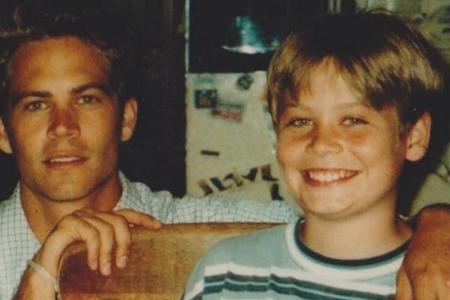 Paul Walker (l.) mit seinem kleinen Bruder Cody