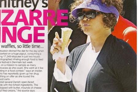 Eine US-Zeitung berichtet über ein Fressattacke von Whitney Huston - liefert aber keine Erklärung dafür, warum die Sängerin ...