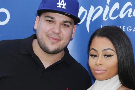 Rob Kardashian und Blac Chyna bei einem Event in Las Vegas Rob Kardashian und Blac Chyna bei einem Event in Las Vegas