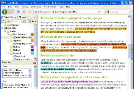 Wired Marker - Sie erhalten mit diesem praktischen Helfer einen Textmarker für das Internet. Die ideale Memo-Hilfe: die Mark...