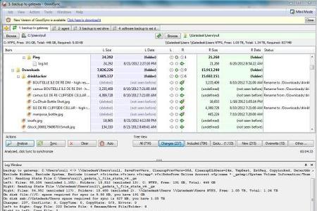 Mit GoodSync lassen sich Daten zwischen zwei PCs synchronisieren.