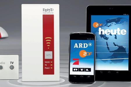 Sowohl die App als auch die Firmware für den Fritz!WLAN Repeater DVB-C hat AVM verbessert.