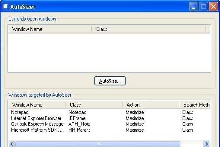 Mit dem kostenlosen Tool AutoSizer lassen sich Programme automatisch im Vollbildmodus aufrufen.