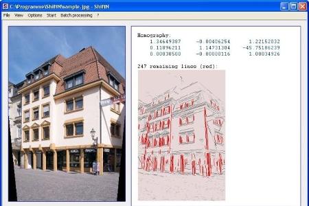Das Programm von Marcus Hebel korrigiert für Sie automatisiert stürzende Linien in digitalen Bildern.