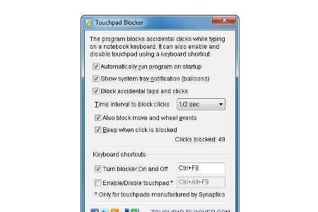 Der Touchpad Blocker erkennt, wenn der Nutzer anfängt zu Tippen und blockiert das Touchpad des Notebooks. Somit sind lästige...