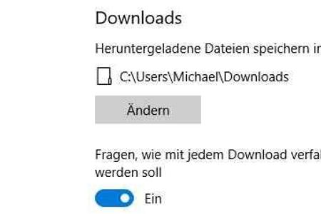 Jeden Download einzeln behandeln.