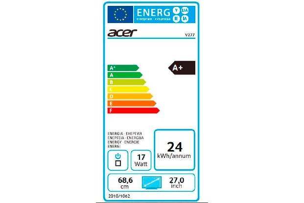 Aussagekräftigen Energielabel sind bisher nur für Fernseher und Computermonitore vorgeschrieben.