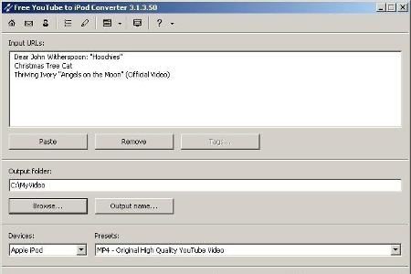 Free YouTube to iPod Converter - Dieses Tool lädt Youtube-Videos herunter und wandelt diese direkt um, sodass sie auf Geräte...
