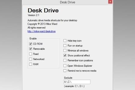 Desk Drive - Der Anschluss eines externen Speicherträgers an Ihren PC erfordert den Start des Windows Explorers, um die Inha...