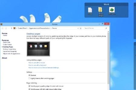Stardock Fences - Das pfiffige Gratis-Tool Fences räumt Ihren Desktop auf. Zäunen Sie Desktop-Bereiche ein, um Desktop-Objek...