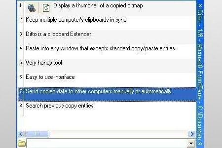 Ditto - Mit Ditto erweitern Sie die Zwischenablage-Funktionen von Windows. Wählen Sie den gerade benötigten Eintrag aus der ...