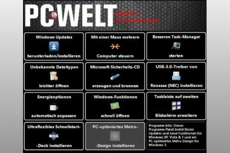 Windows 7 SP2 Extension-Pack - Mit diesem Paket von PC-Welt wird Ihre Windows-7-Installation auf Ihrem PC ein perfektes Betr...