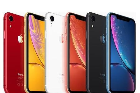 Das iPhone XR steht in 6 verschiedenen Farben zur Verfügung