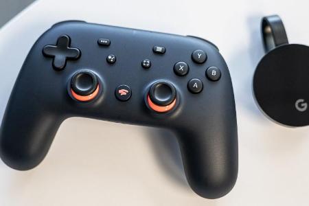 Der Stadia Controller und Chromecast Ultra