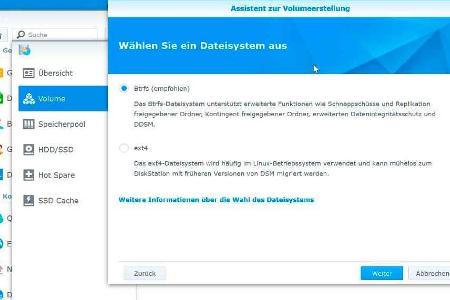 Das Dateisystem BTRFS („B-Tree File System“) bietet gegenüber dem sonst in Netzwerkfestplatten üblichen Ext4 einige Vorteile...