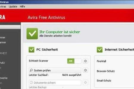 Avira Free Antivirus - Dieses Sicherheits-Tool wird von Millionen von Nutzern erfolgreich verwendet.