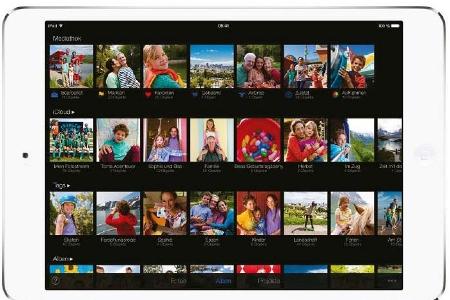 iPhoto dient der Verwaltung von Fotobeständen