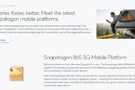 Qualcomm bietet ein komplettes System für ein Smartphone bestehend aus verschiedenen Prozessoren, aber auch aus Zusatzfunkti...